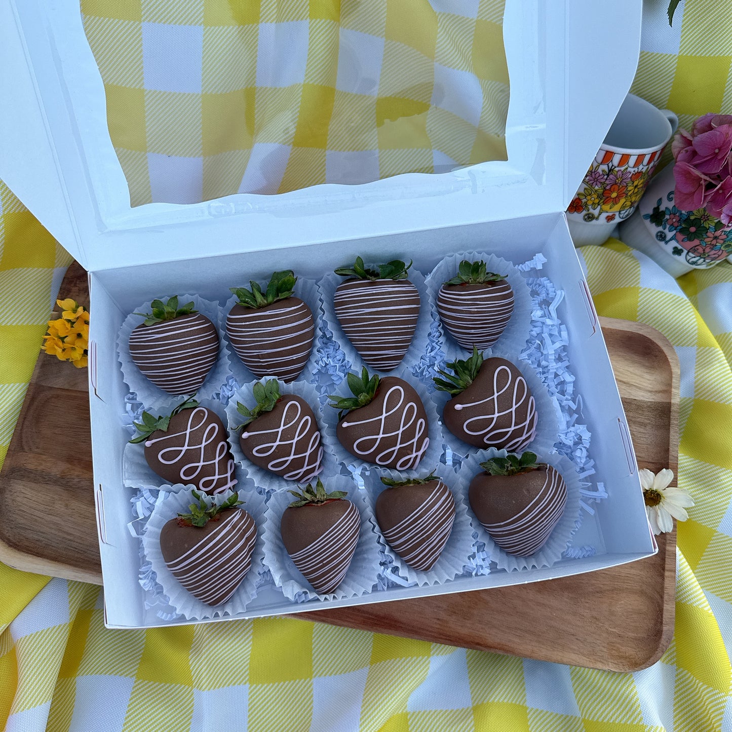 Dozen Chocolate covered strawberries