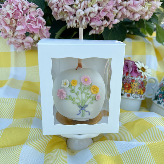 Floral Caramel Apple 💐