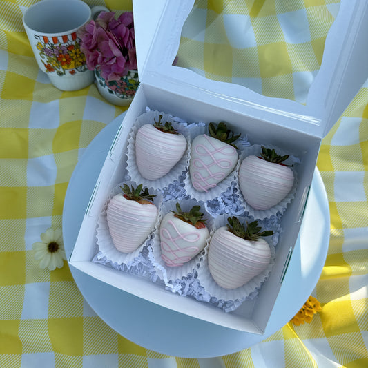 Half dozen chocolate covered strawberries